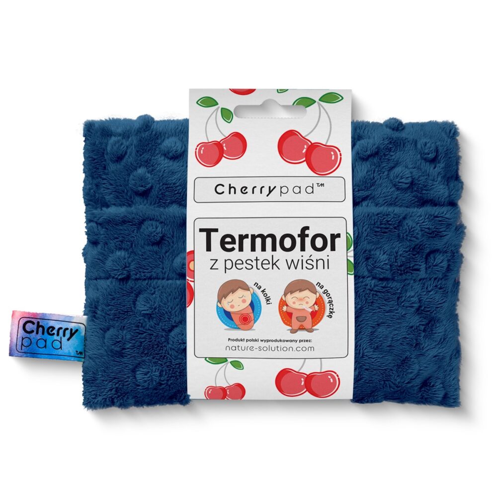 Termofor Cherrypad® - Minky granatowy